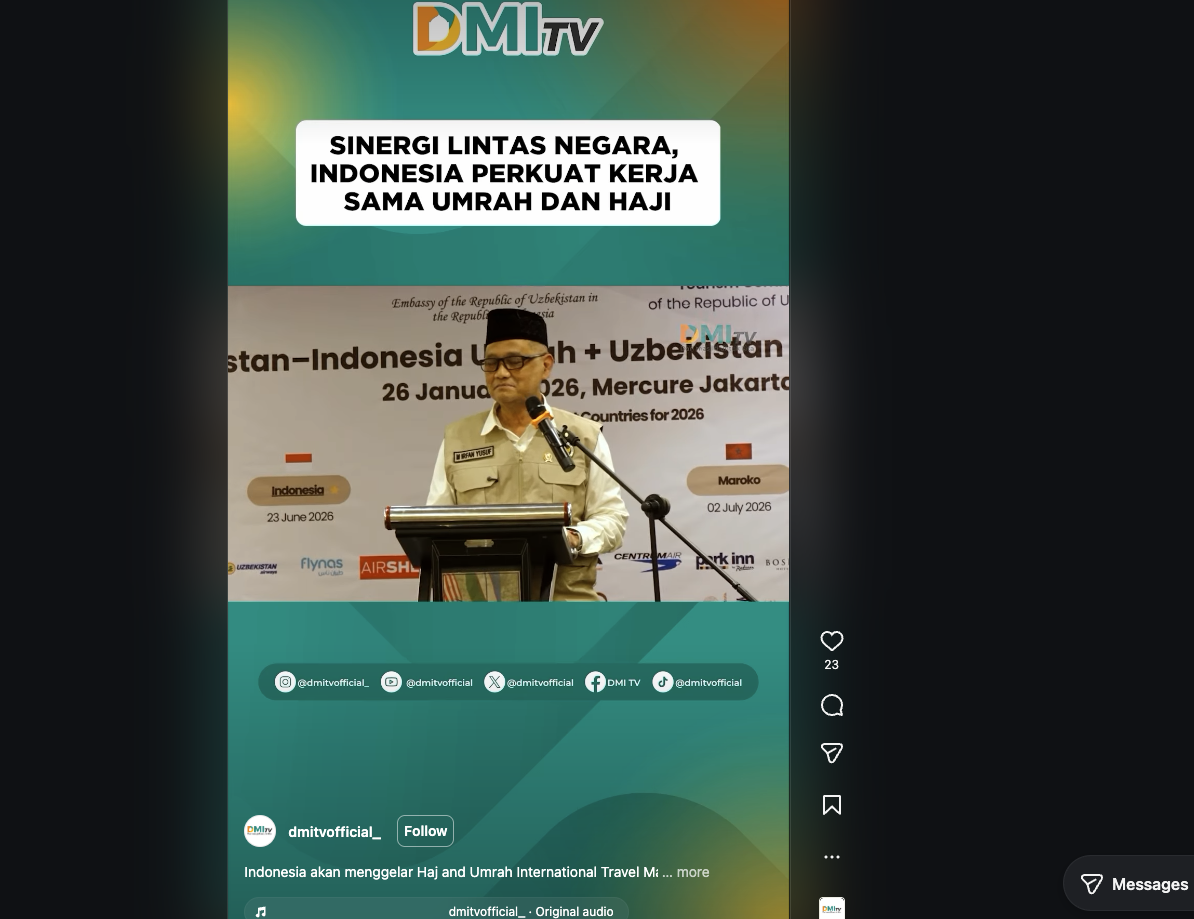 Indonesia Perkuat Kerja Sama Internasional Sektor Umrah dan Haji