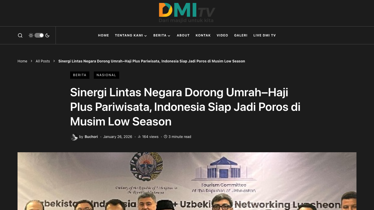 Sinergi Lintas Negara Dorong Umrah–Haji Plus Pariwisata, Indonesia Siap Jadi Poros